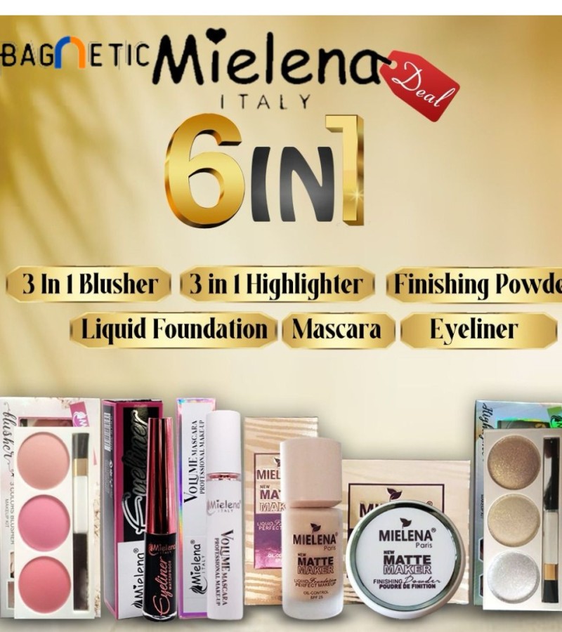 Mielena 6 in 1 Makeup Deal