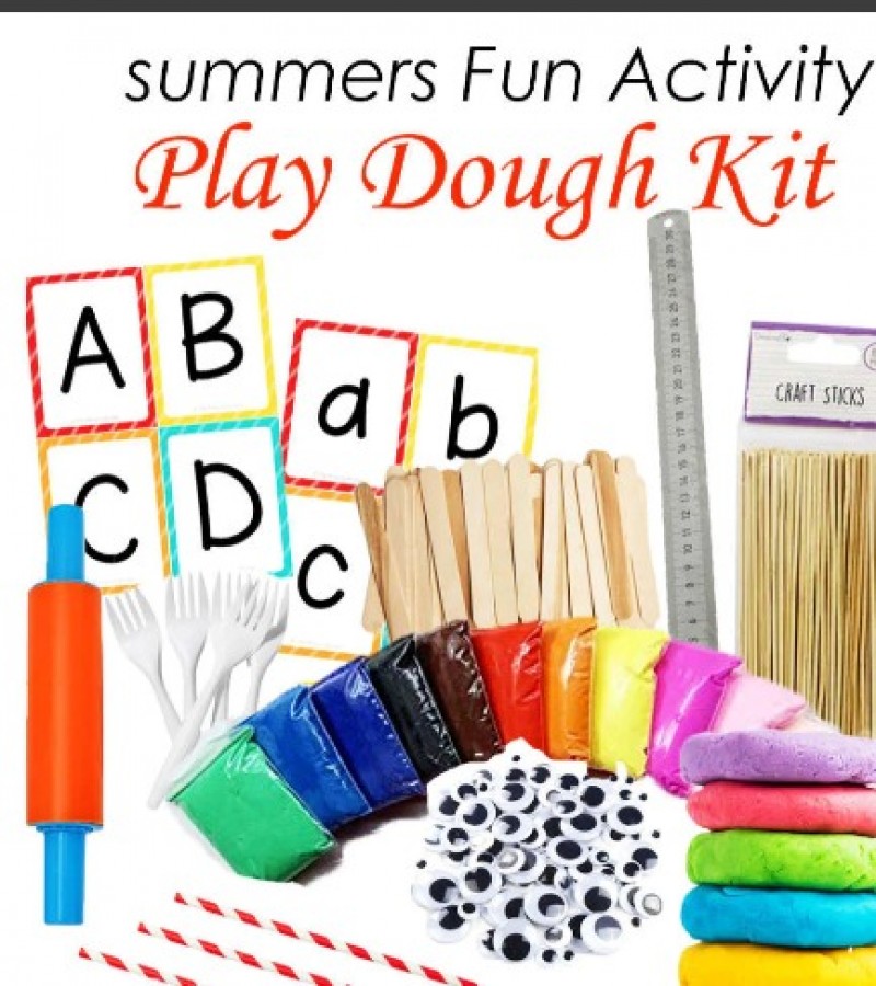 Play Dough Learning Activity Fun Kit For Toddlers Indoor Fun Activities For Preschoolers