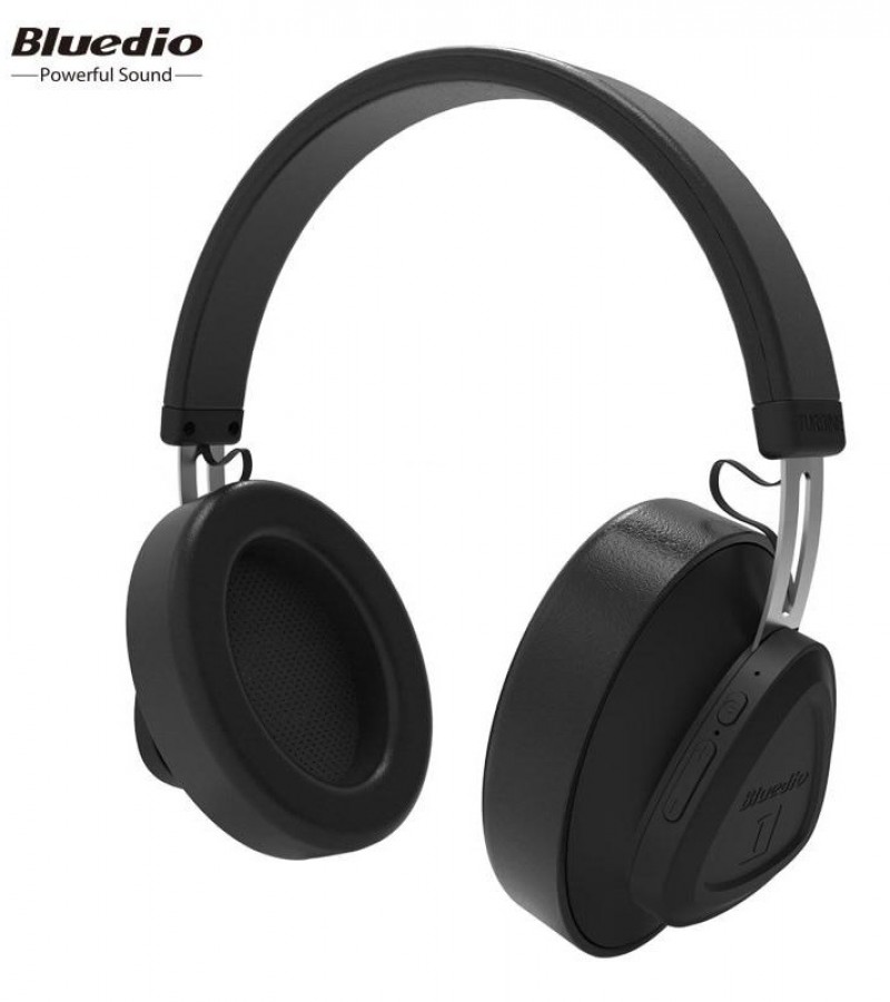 Bluedio TM Monitor Bluetooth 5.0 On-Ear Headphones Built-in Mic - Black