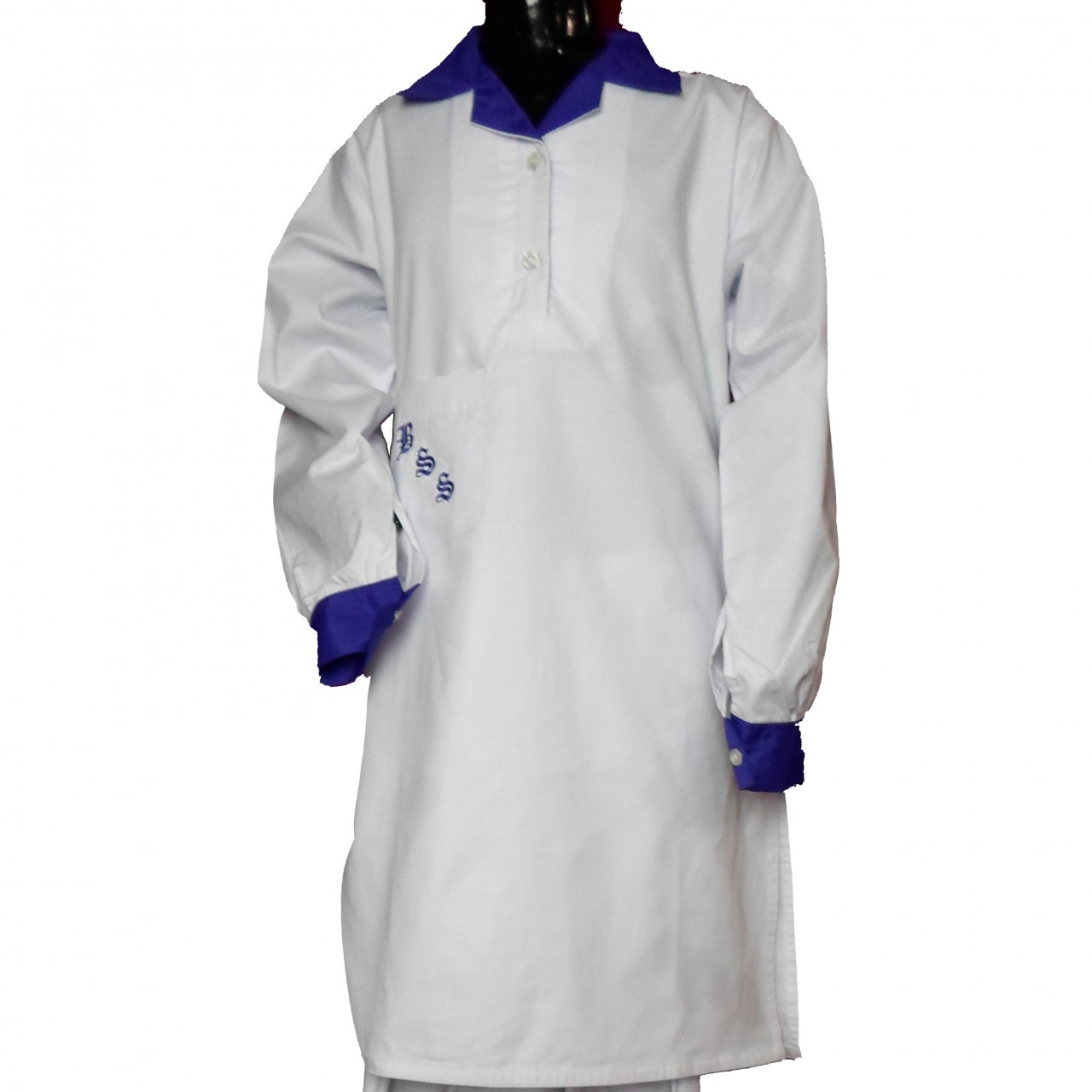 Beaconhouse School Uniform Kameez For Girls - White