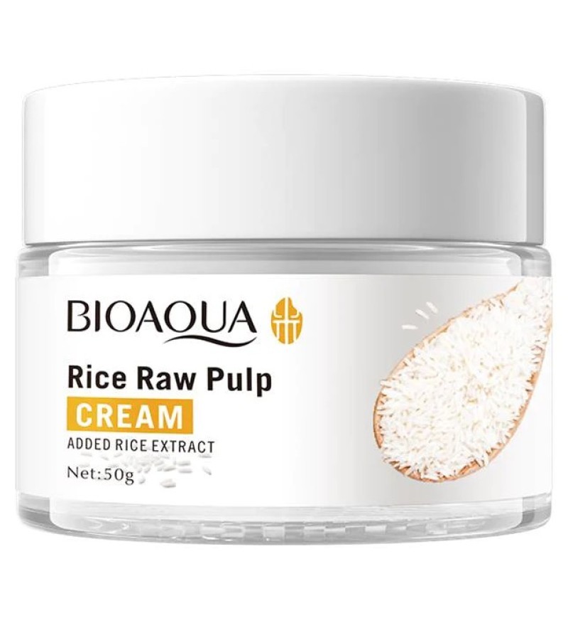 BIOAQUA Rice Raw Pulp Facial Cream - Moisturizing Face Cream 50g