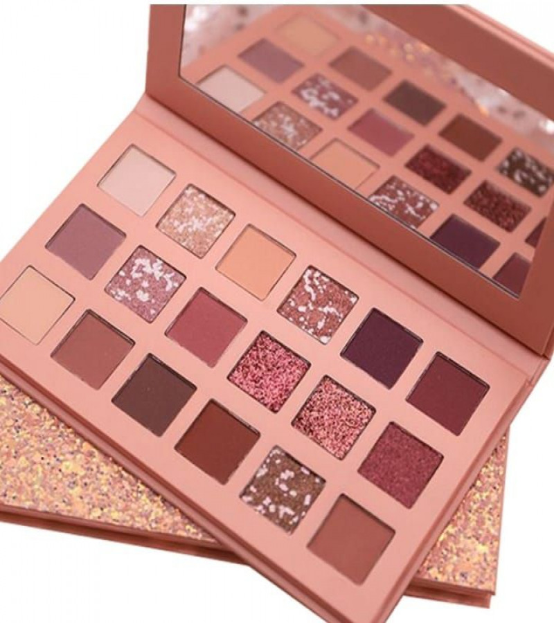 18 COLORS GLITTER SHIMMER MATTE EYE SHADOW PALETTE