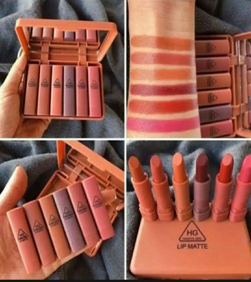 Lip Stick With Box Pack Of 6