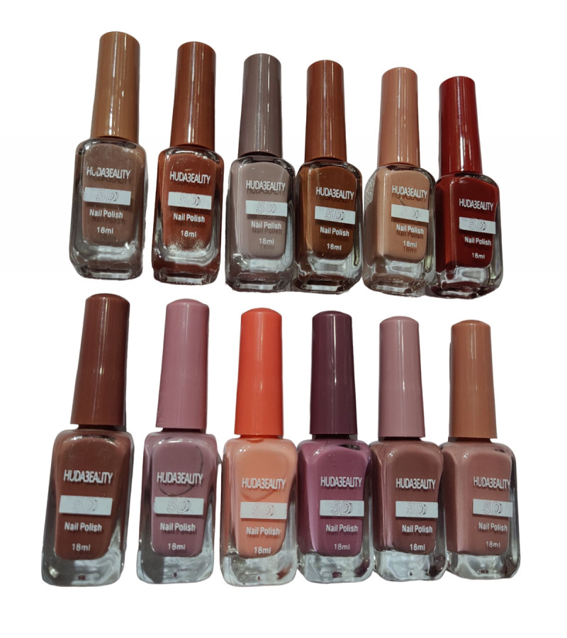 Nail Paint Beautiful Colour Pack Of 12