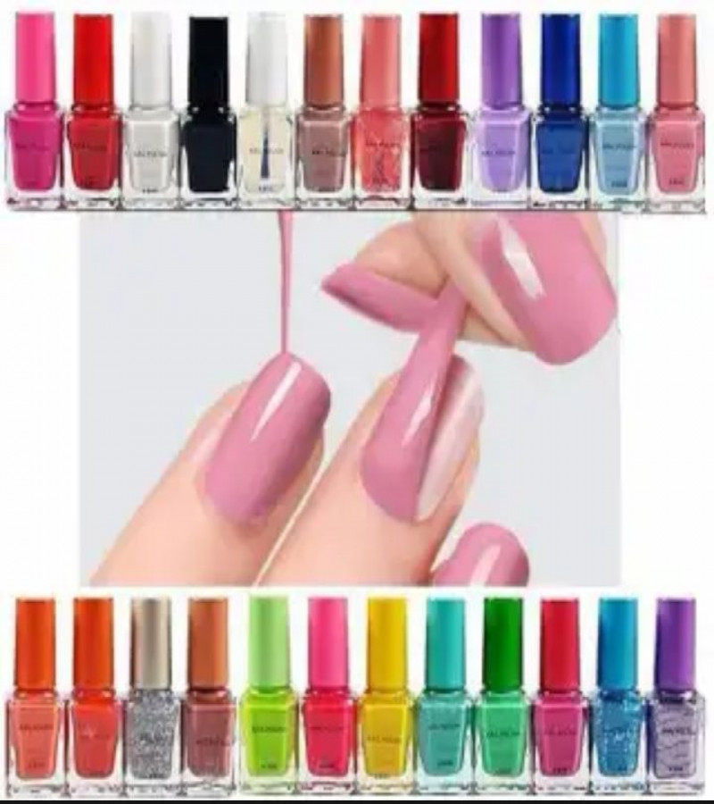 PEEL OFF NAIL POLISH PACK OF 12 RANDOM COLORS