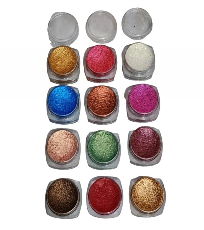 Pressed creamy shimmery eyeshadow pack of 12
