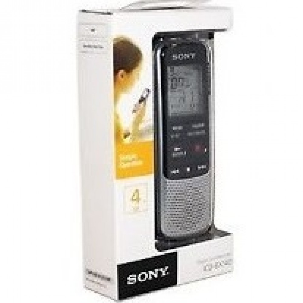 SONY BX140 BX Series Mono Digital Voice Recorder - 4 GB Memory