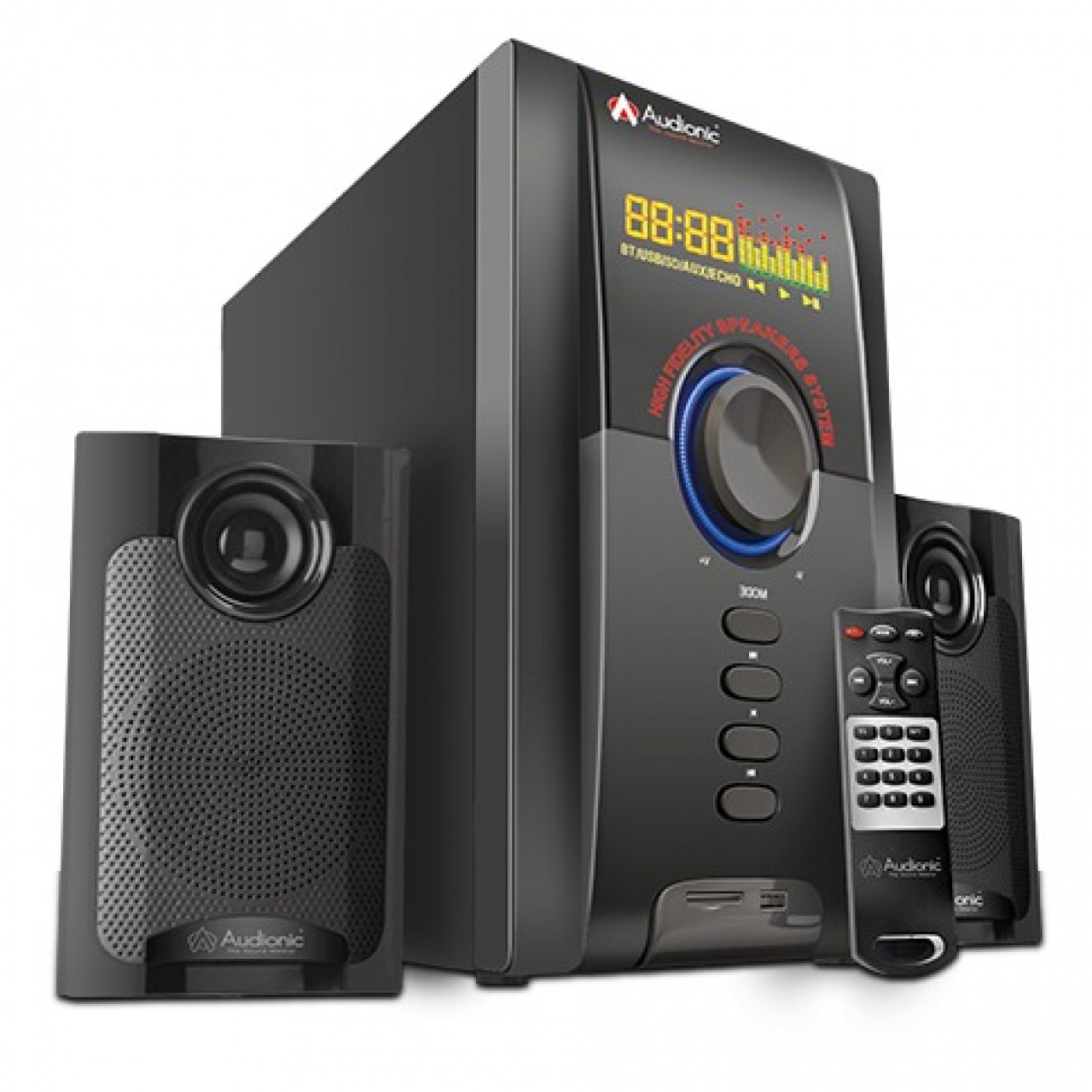 Audionic Max 550 Plus Wireless Bluetooth Speakers With LED Display