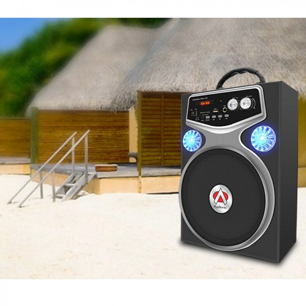 Audionic Rex-10 Portable Bluetooth Speakers With Rechargeable Battery & Mic
