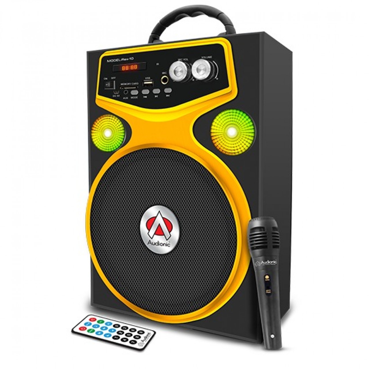 Audionic Rex-10 Portable Bluetooth Speakers With Rechargeable Battery & Mic