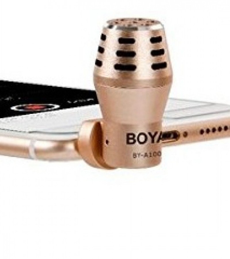 BOYA BY-A100 Condenser Audio Recorder Microphone For Android & IOS