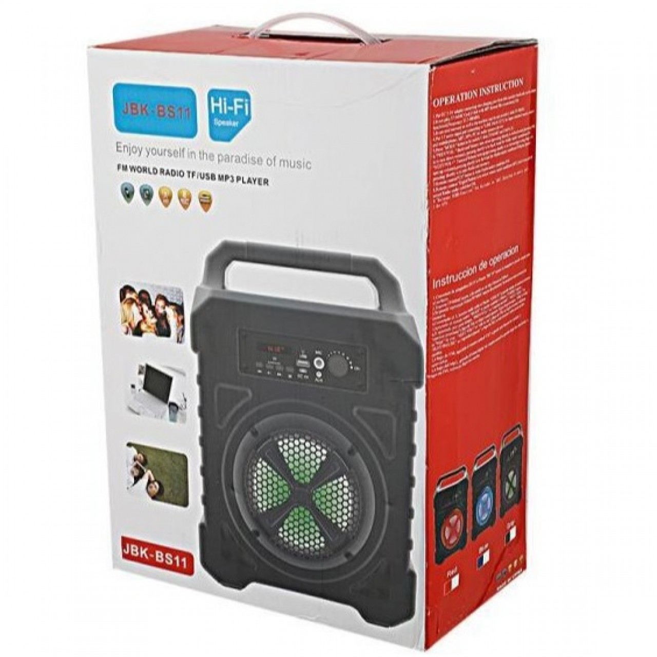 JBK-BS11 Hi-Fi Speaker With Bluetooth Connectivity & USB Port