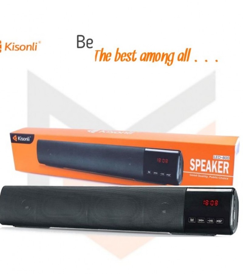 Kisonli LED-800 Wireless Bluetooth Clock Speaker