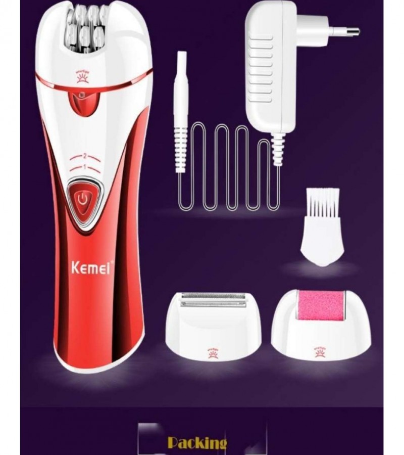 Km 1107 3 in 1 Multi-Functional Lady's Electric Shaver