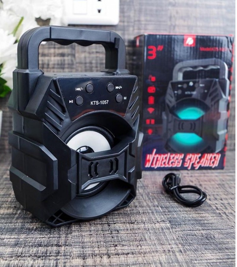 KTS 1057 Portable Rechargeable Wireless Bluetooth Speaker-Portable Wireless Stereo Bluetooth Speaker