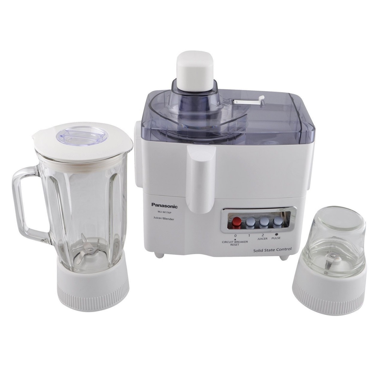 Panasonic MJ-M176P 3 In 1 Juicer, Blender & Grinder Machine