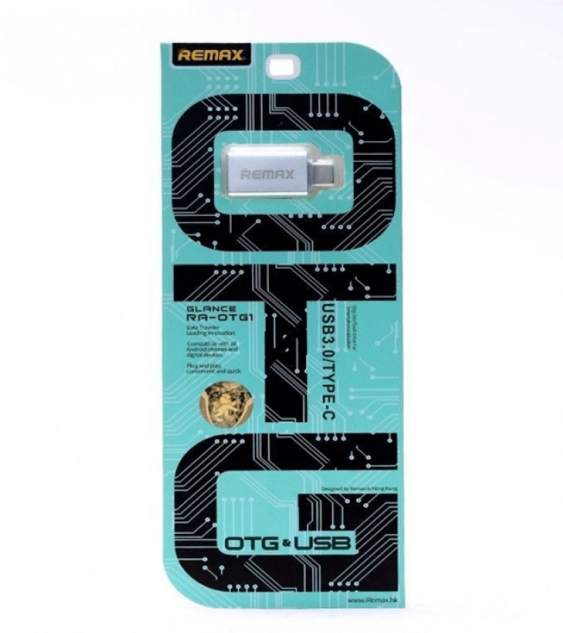 Remax OTG Type-C USB Adapter - Silver