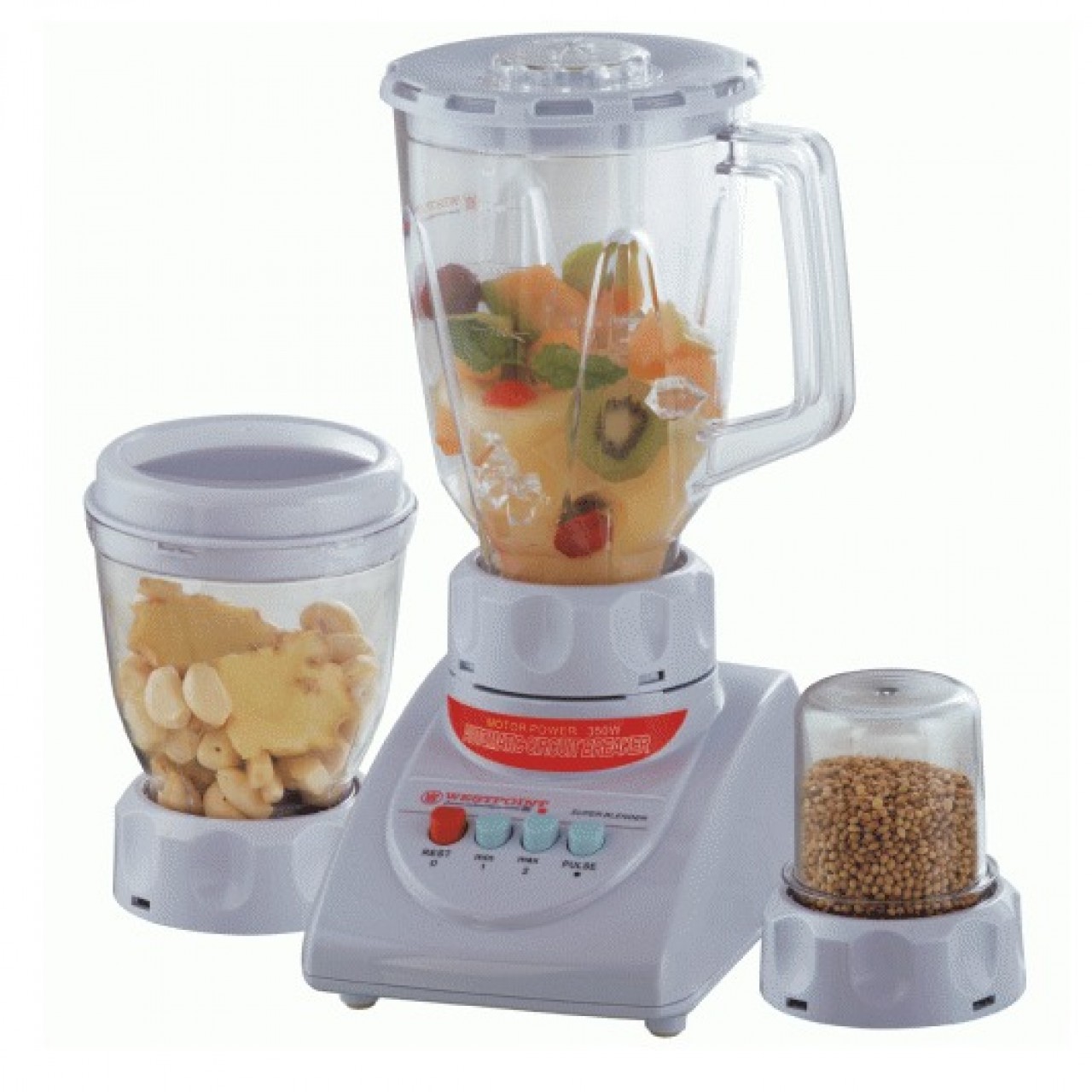 Westpoint WF-738 3 In 1 Blender, Chopper And Dry & Wet Mill