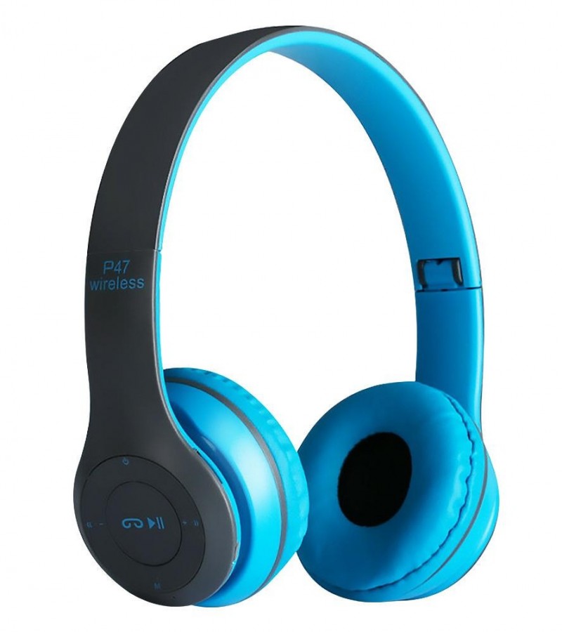 (BEST HEADPHONES FOR GAMING) New P47 Wireless Bluetooth Headphones for Android - Gaming Headphones
