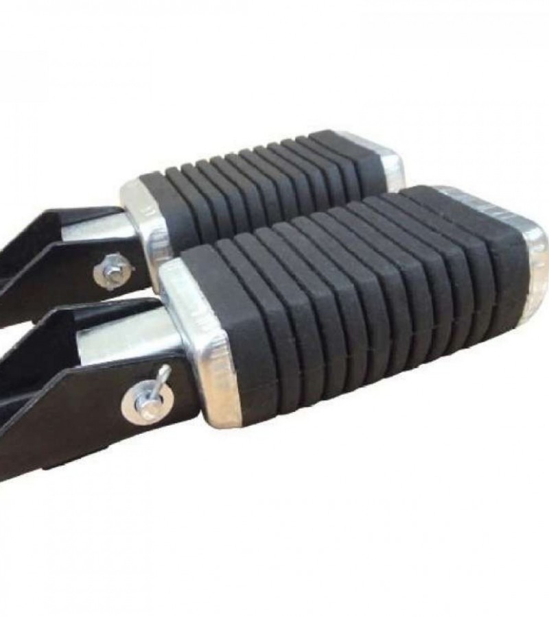 Best Quality Foot Rest (Pair) For Motor Bike 125 On Whole Sale Rate