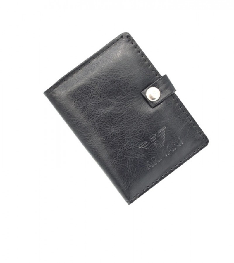 Black Leather Wallet For Men