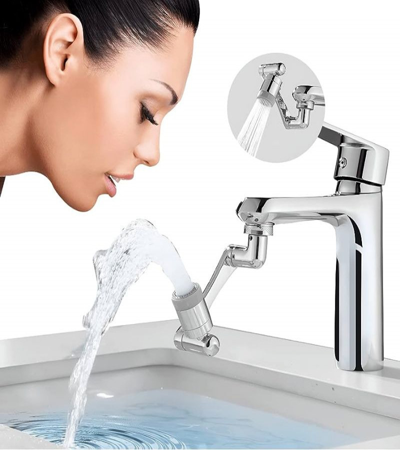 Multi-Functional Anti-Splash Kitchen And Bathroom Faucet Extender With 1080° Rotation And Filter