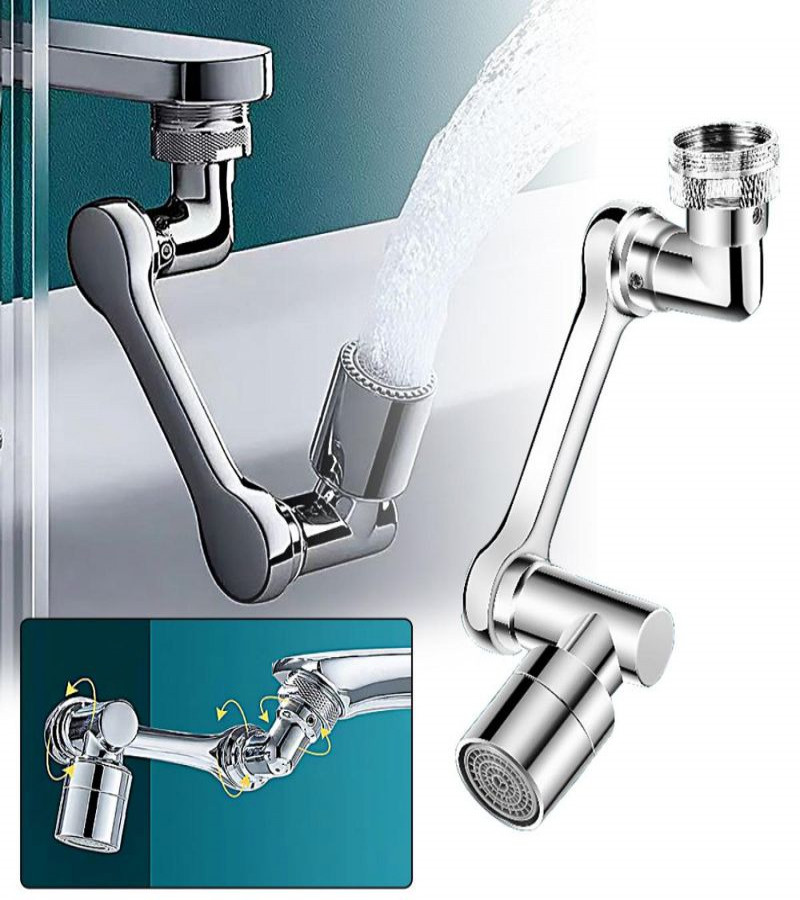 Multi-Functional Anti-Splash Kitchen And Bathroom Faucet Extender With 1080° Rotation And Filter