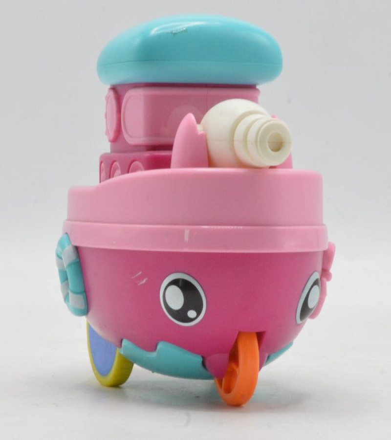 Ocean Explorers Friction-Powered Ship Push & Go Adventure Toy For Kids