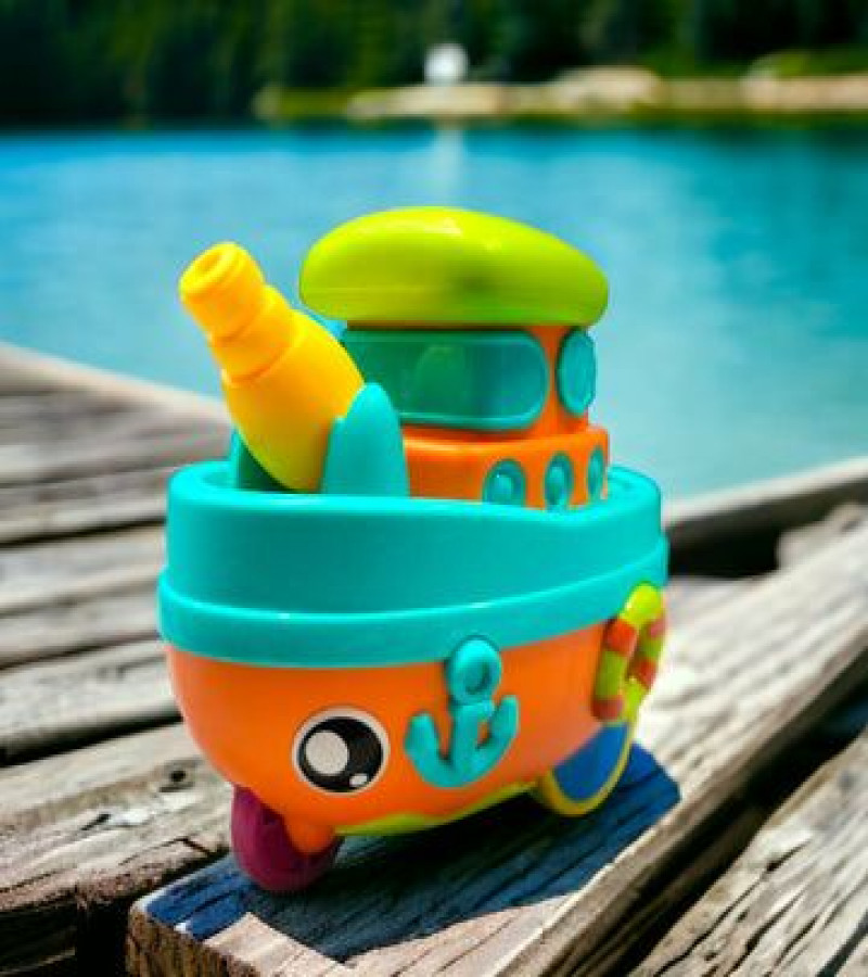 Ocean Explorers Friction-Powered Ship Push & Go Adventure Toy For Kids