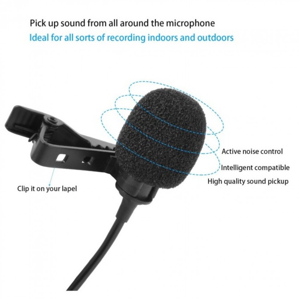 BOYA BY-M1 Omnidirectional Lavalier Microphone for Camera & Mobile Phone