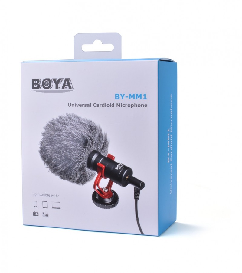 Boya Universal Compact Shotgun Microphone BY-MM1