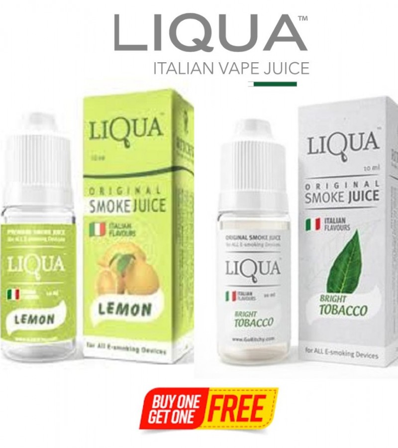 (BUY 1 GET 1 FREE) Liqua  Flavor / Cloud E Liquid Juice Oil Vape Shisha Pen Refill