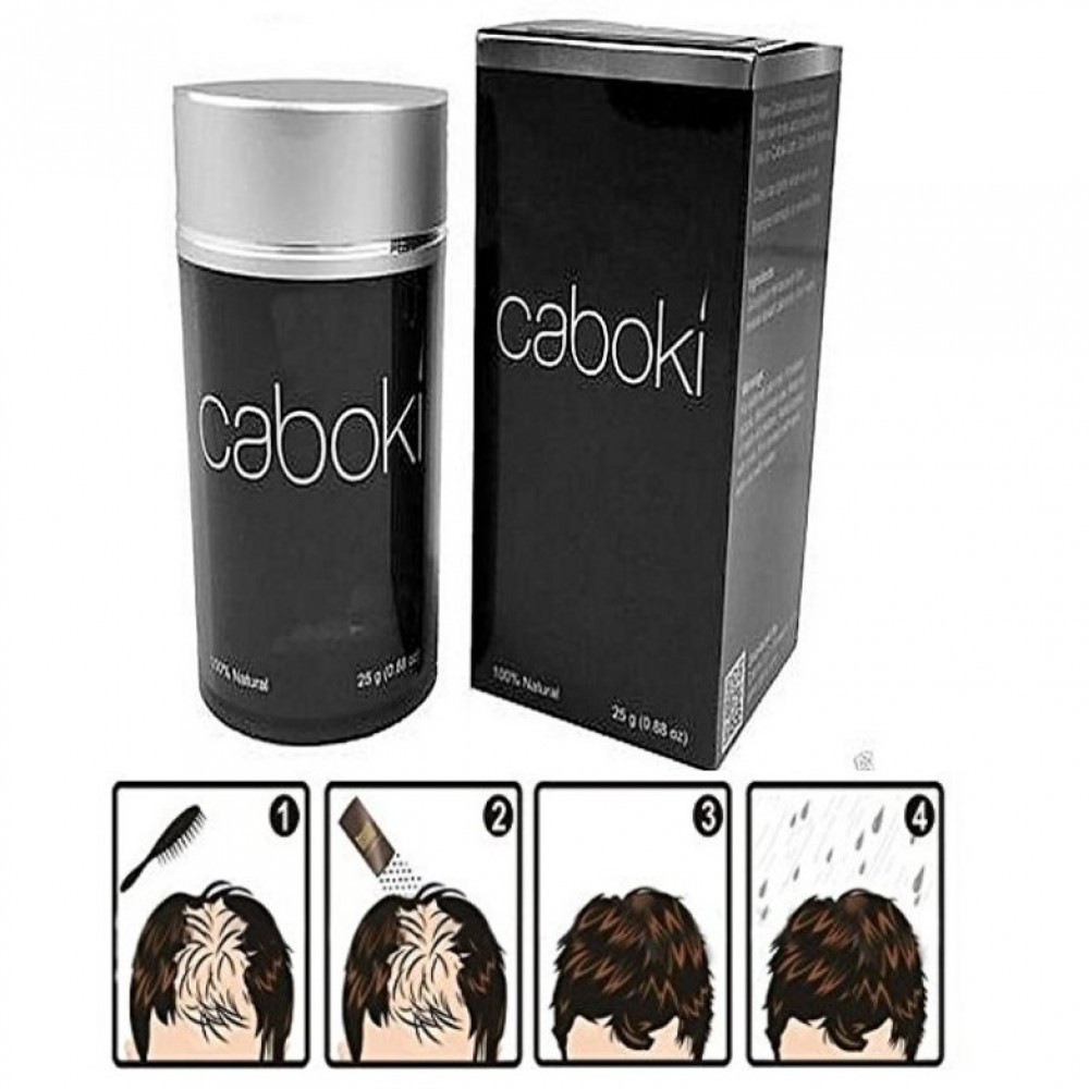 Caboki Hair building fibers- 25 gram- black - Sale price - Buy online in  Pakistan 