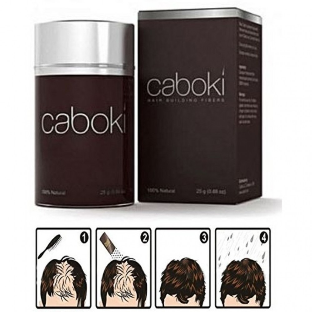 Caboki Hair Fiber - 25g DARK BROWN & Black - Sale price - Buy online in  Pakistan 