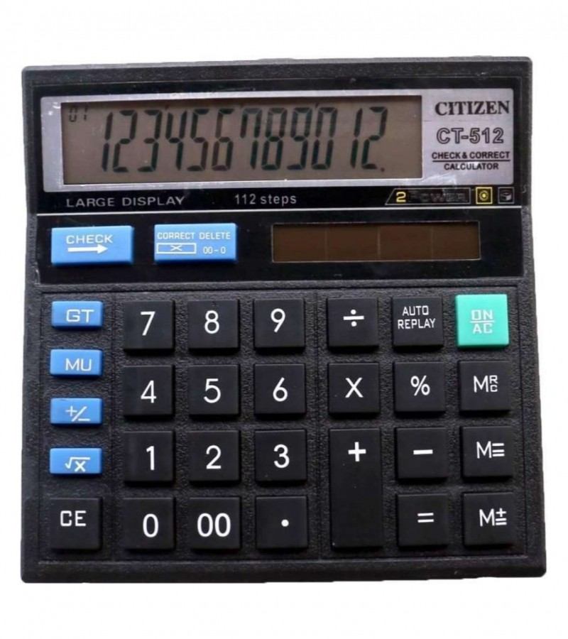 Calculator Ct-512 - Citizen - 12 Digit