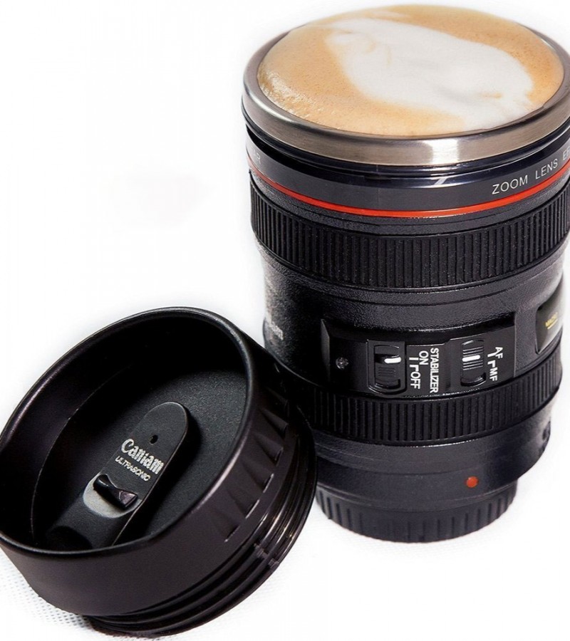 Cannon Camera Lens Shape Coffee & Tea Mug