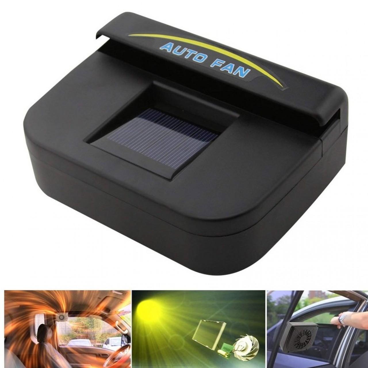 Car Auto Air Vent Cooling Fan System Powered