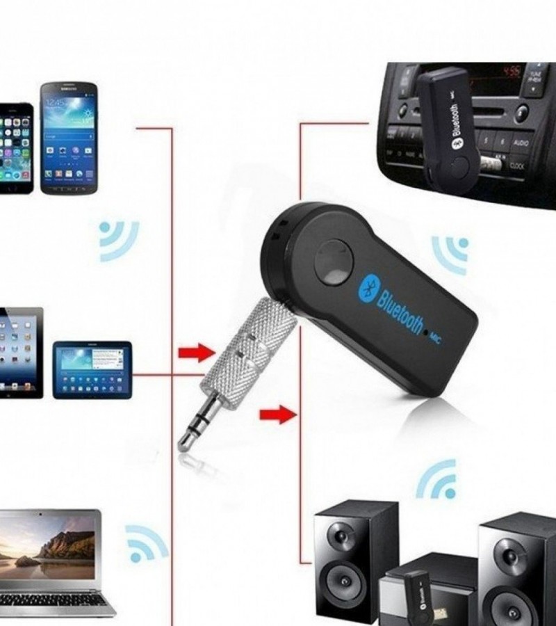 Car Bluetooth Aux Music Receiver Universal 3.5 mm Streaming Wireless