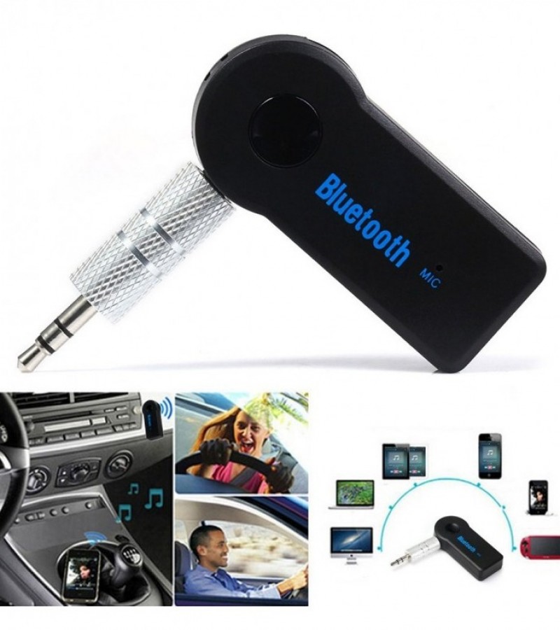 Car Bluetooth Receiver Adapter 3.5mm Aux Audio Stereo Music