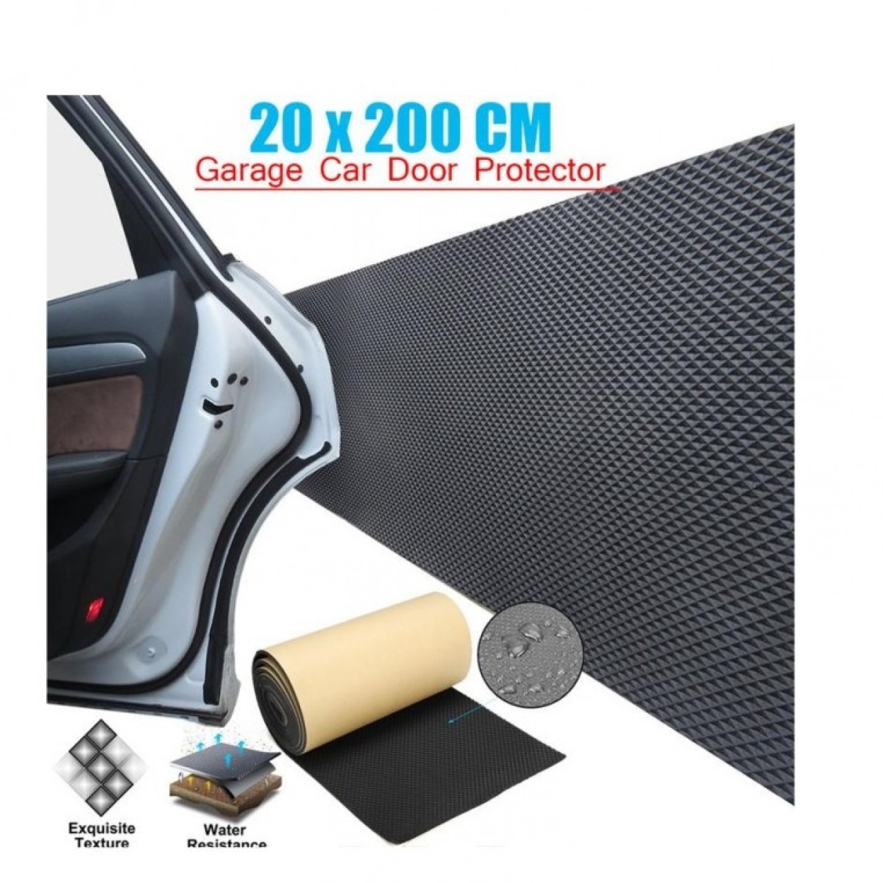 Diy Materials Car Door Protector Garage Wall Protector Rubber Self