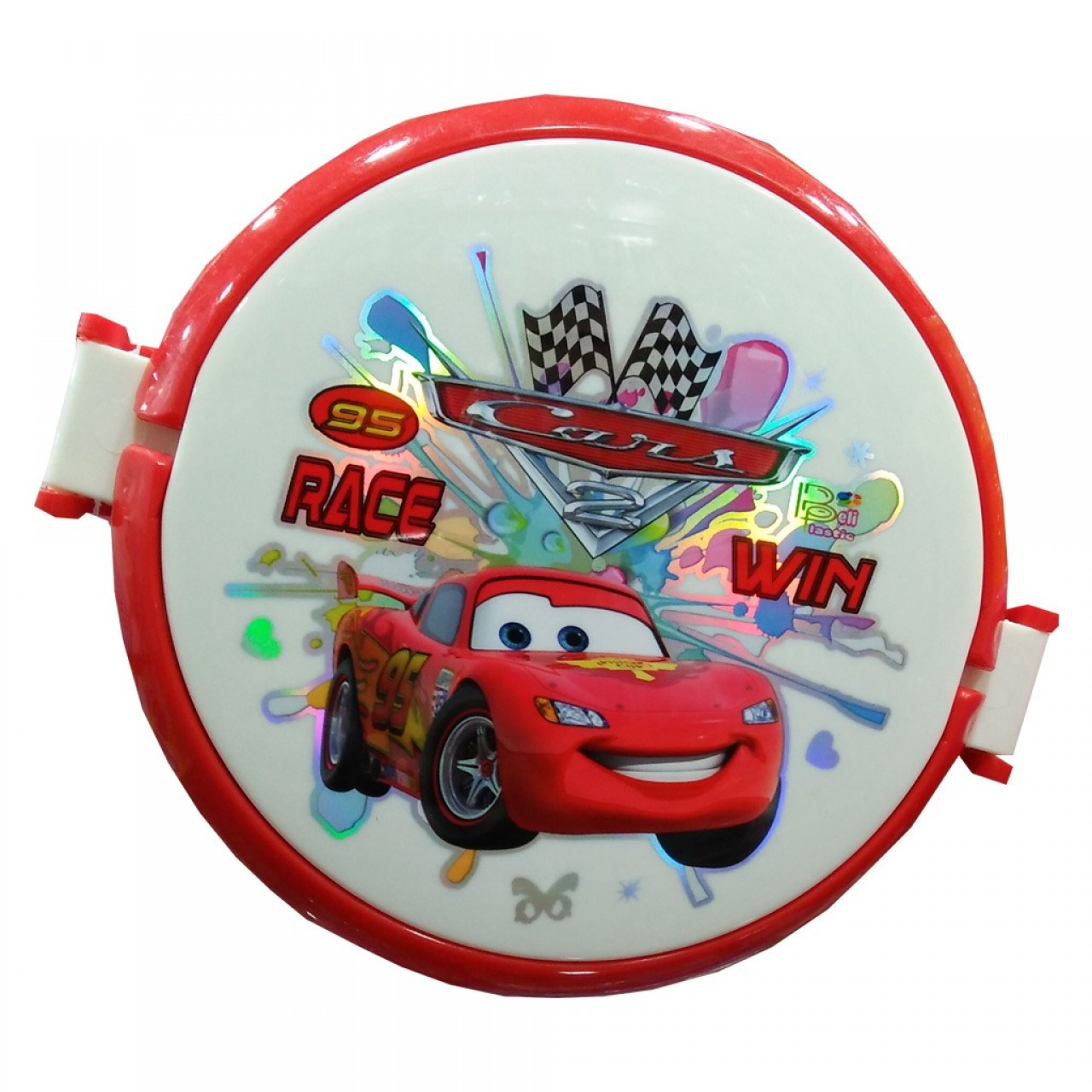 Car Racer Themed lunch box For Kids - Blue & Red