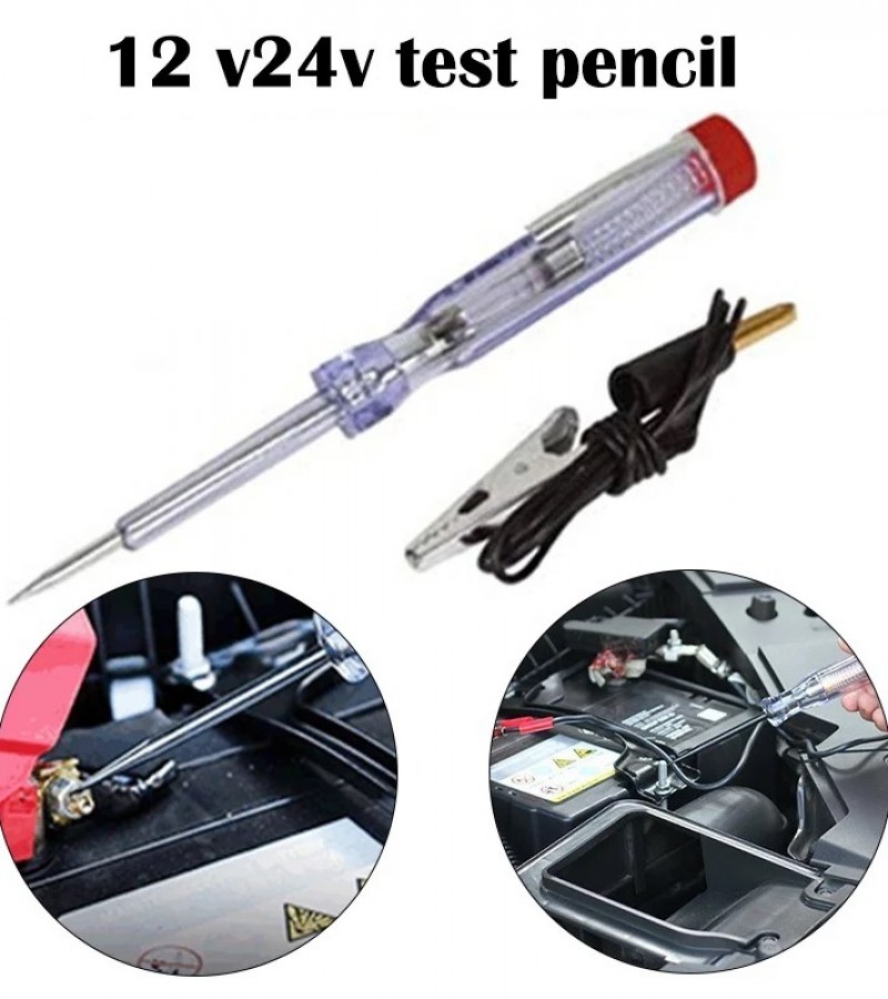 Car Truck Motorcycle Circuit Voltage Tester Test Pen DC 12V Electrical Automotive Tester