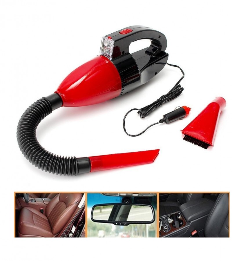 Car Vacuum Cleaner 12V Wired 5M Cable Portable Handheld Mini Suction