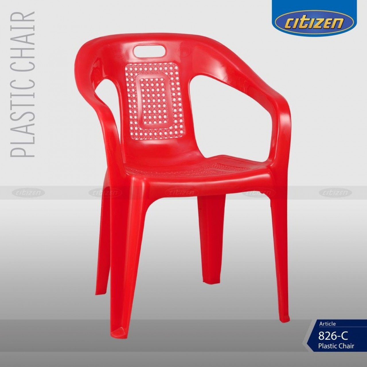 Citizen 826 Plastic Crystal & Regular Chair With Arms - Sale price - Buy  online in Pakistan 