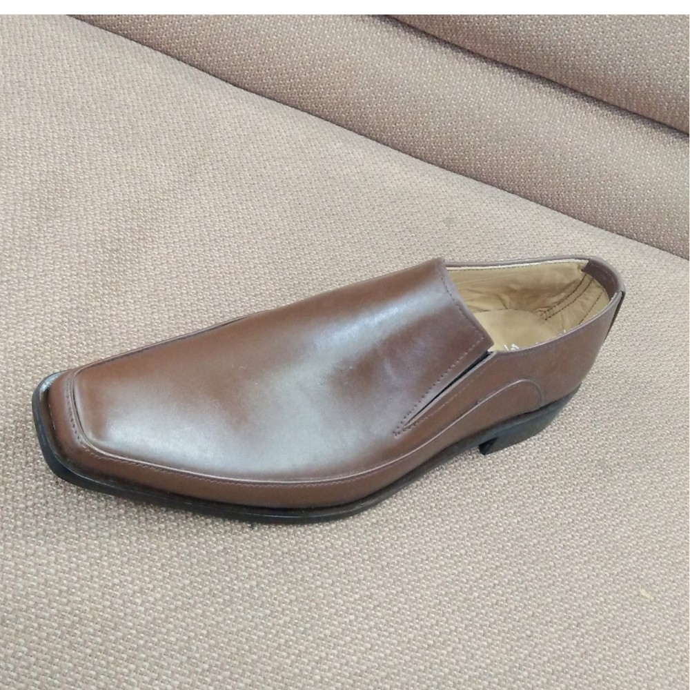 Milli All Leather Classic Shoes For Men -Brown -6 to 11