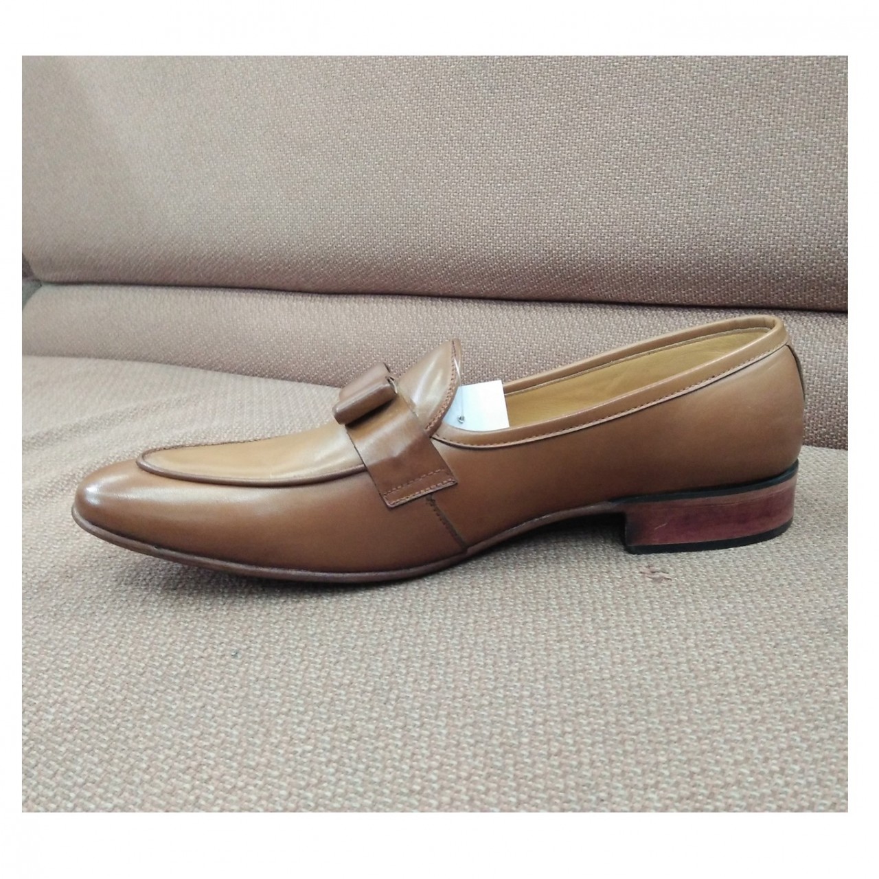 Milli All Leather Classic & Fashionable Shoes For Men -Beige -6 to 11