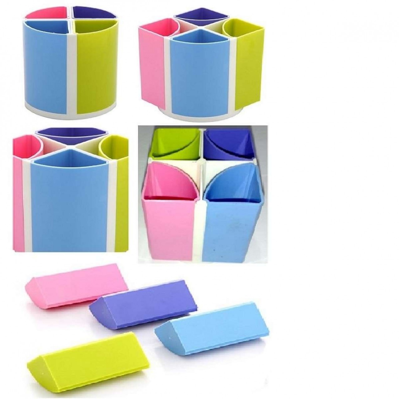 Pen Stand Pen Holder Stationery Organizer Multi-Shapes - 6136