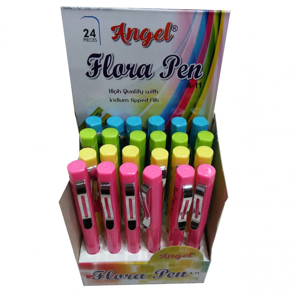 Angel Flora Pen A-11 For Kids - 24 piece