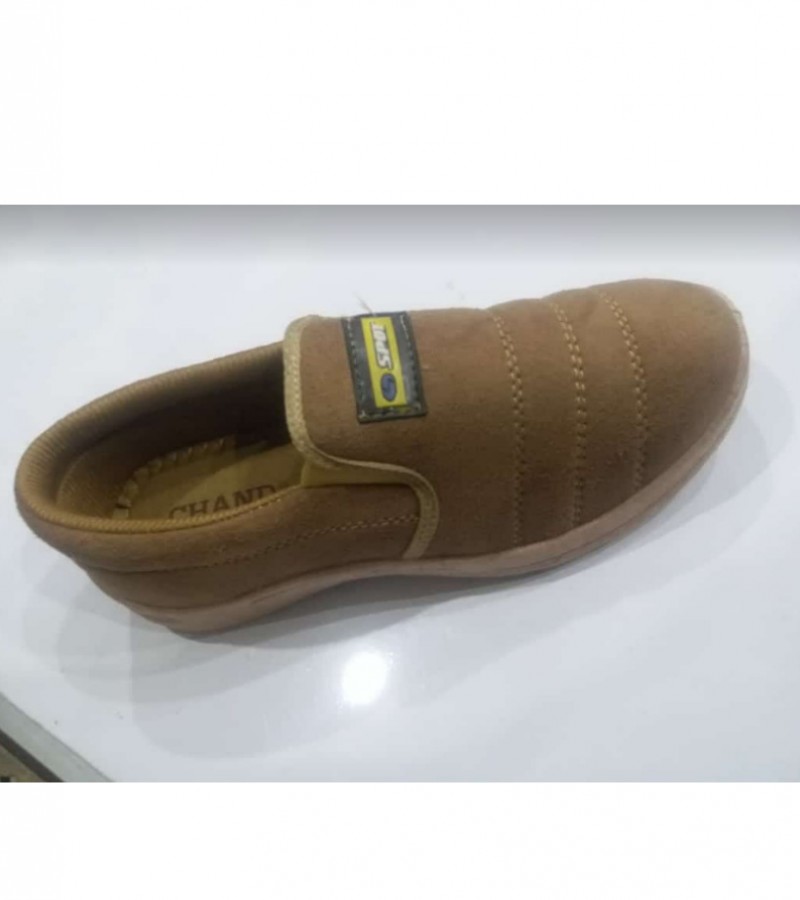 Brown 100 % Leather Shoes For Men