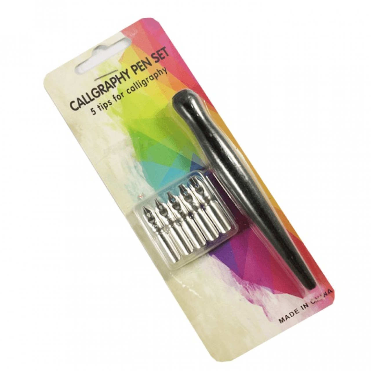 Calligraphy Fountain Pen - 5 Different Size Tips